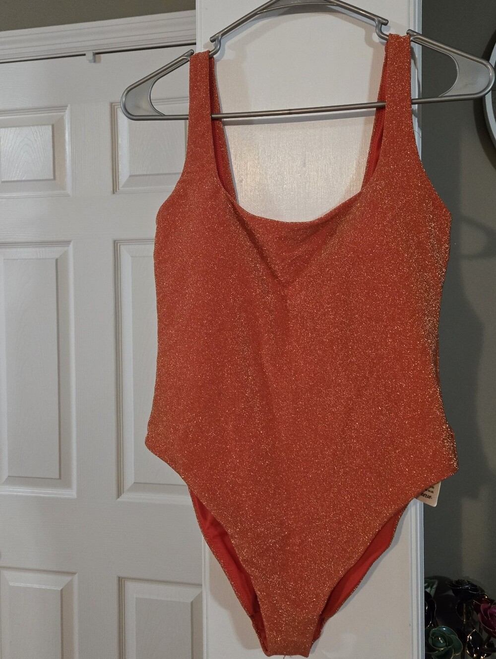 aerie Shimmery One-Piece Swimsuit Or Bodysuit
